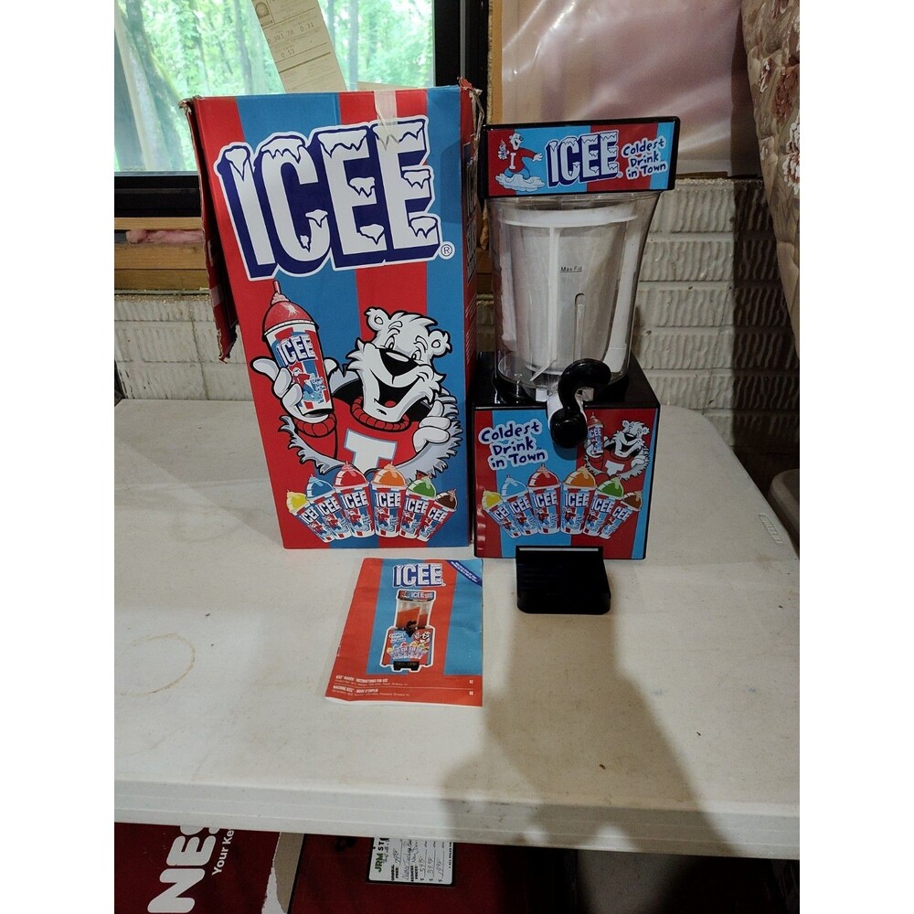 Icee Slushie Making Machine. ICEE Brand Counter-Top Sized Tested Works Used 624)